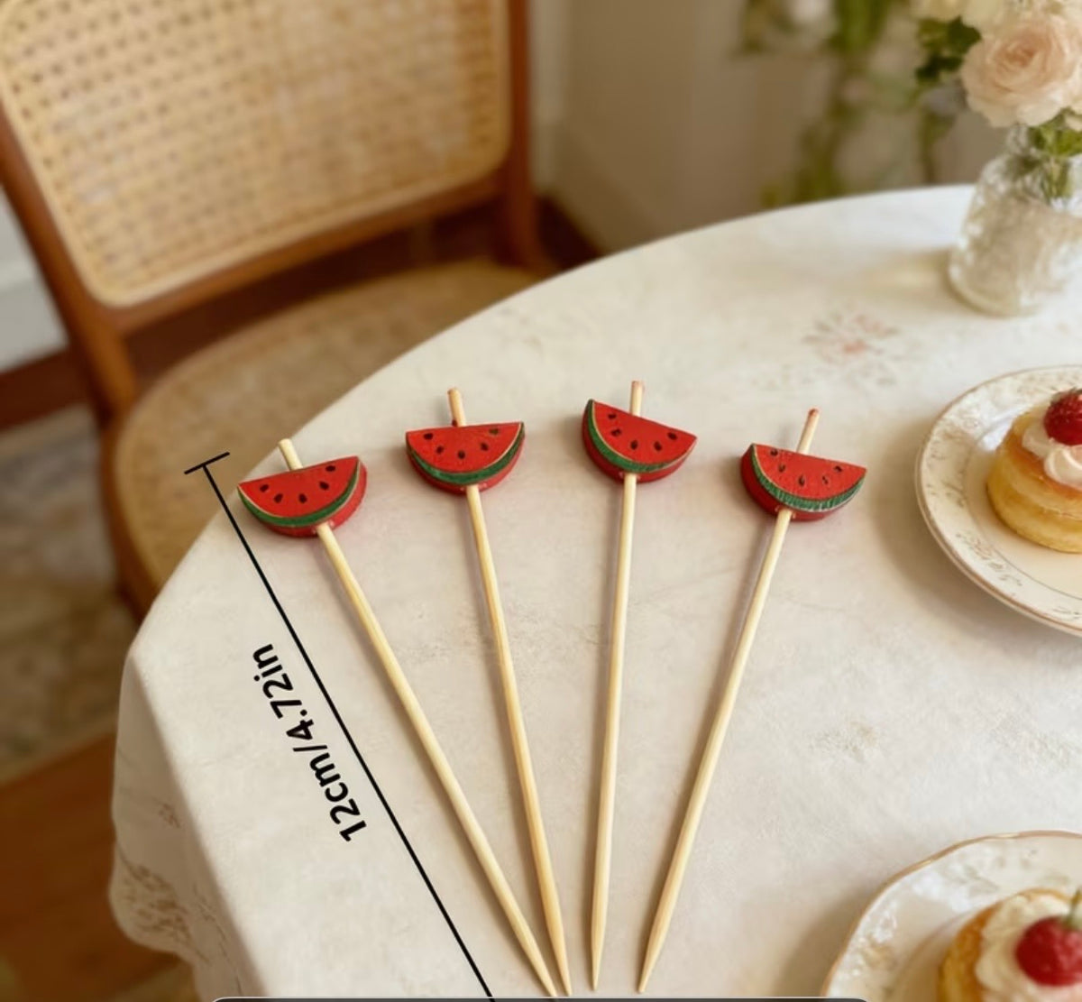 Watermelon Picks con Causa 🍉 | 8 palillos botaneros